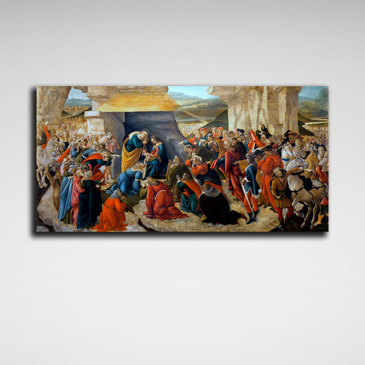 Reproduction Botticelli's Adoration of the Magi Reproduction Canvas Wall Art Print