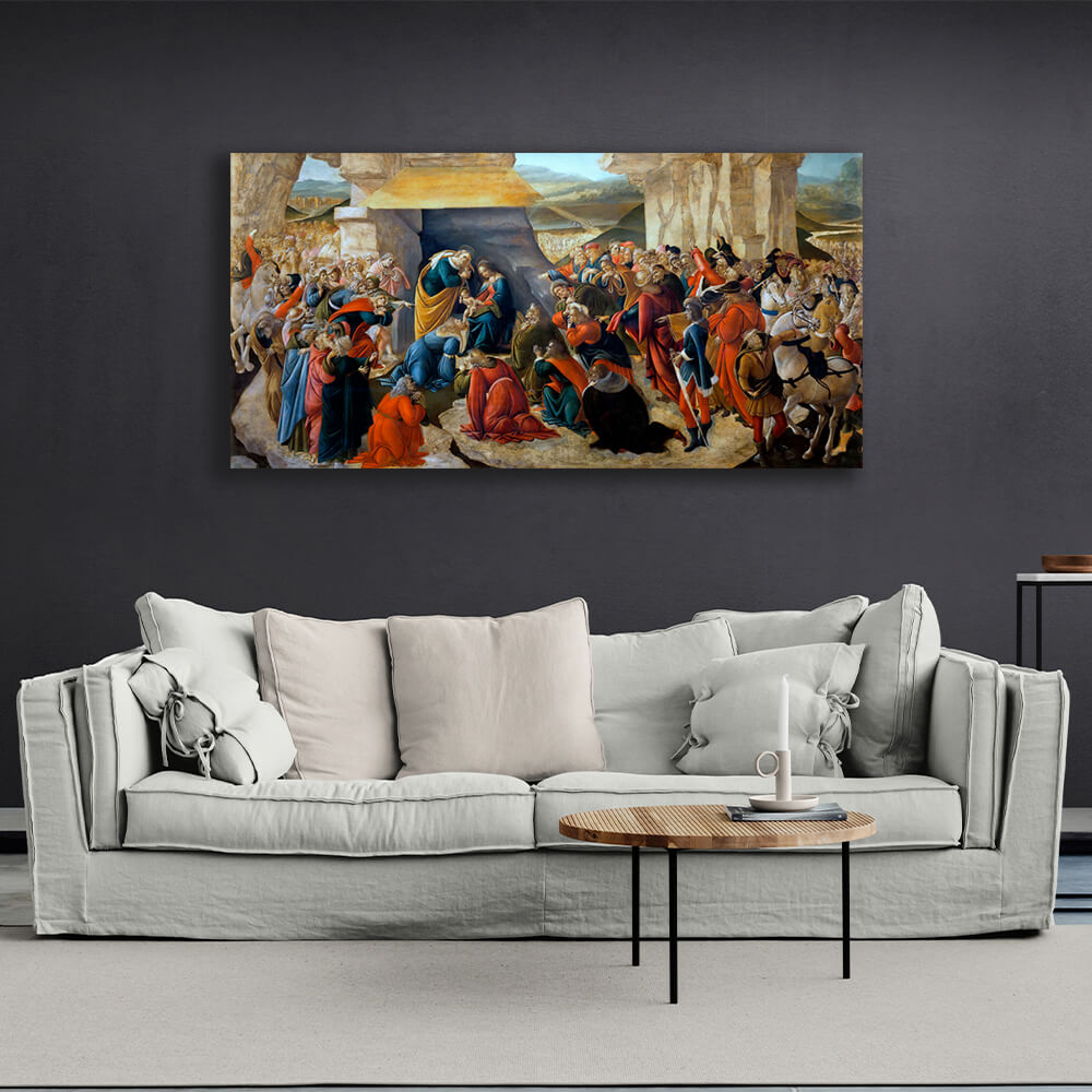 Reproduction Botticelli's Adoration of the Magi Reproduction Canvas Wall Art Print