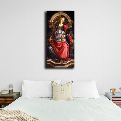 Reproduction Sandro Botticelli's Allegory of Strength Reproduction Canvas Wall Art Print