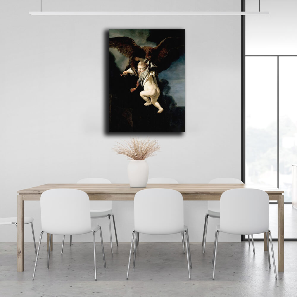 Reproduction The Abduction of Ganymede Rembrandt Reproduction Canvas Wall Art Print