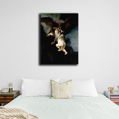 Reproduction The Abduction of Ganymede Rembrandt Reproduction Canvas Wall Art Print