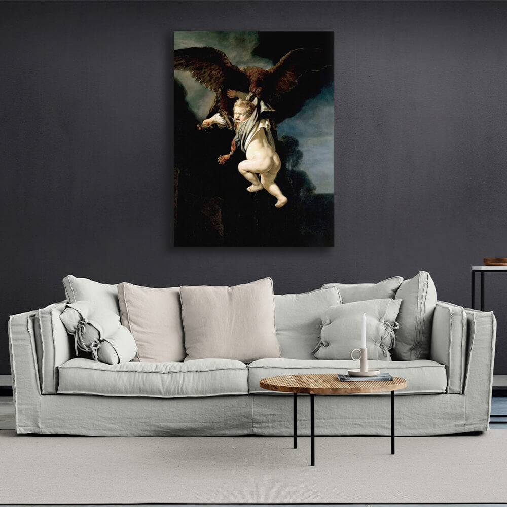 Reproduction The Abduction of Ganymede Rembrandt Reproduction Canvas Wall Art Print