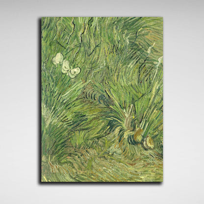 Reproduction The Garden of Butterflies by Vincent van Gogh Reproduction Canvas Wall Art Print