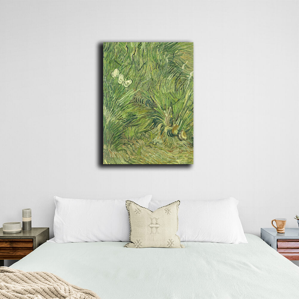 Reproduction The Garden of Butterflies by Vincent van Gogh Reproduction Canvas Wall Art Print