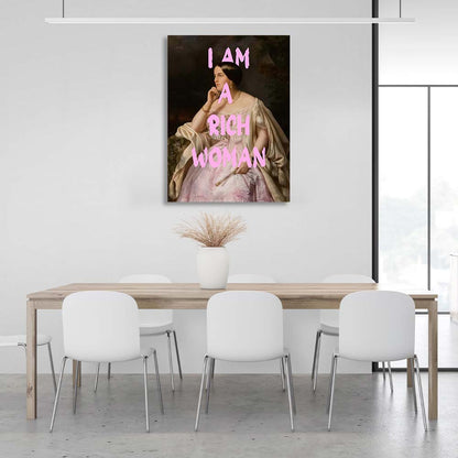 Canvas Wall Art Print Harriet Howard. I'm a rich woman