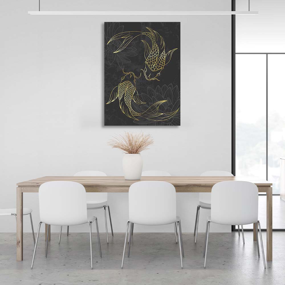 Canvas Wall Art Print Zodiac sign Pisces