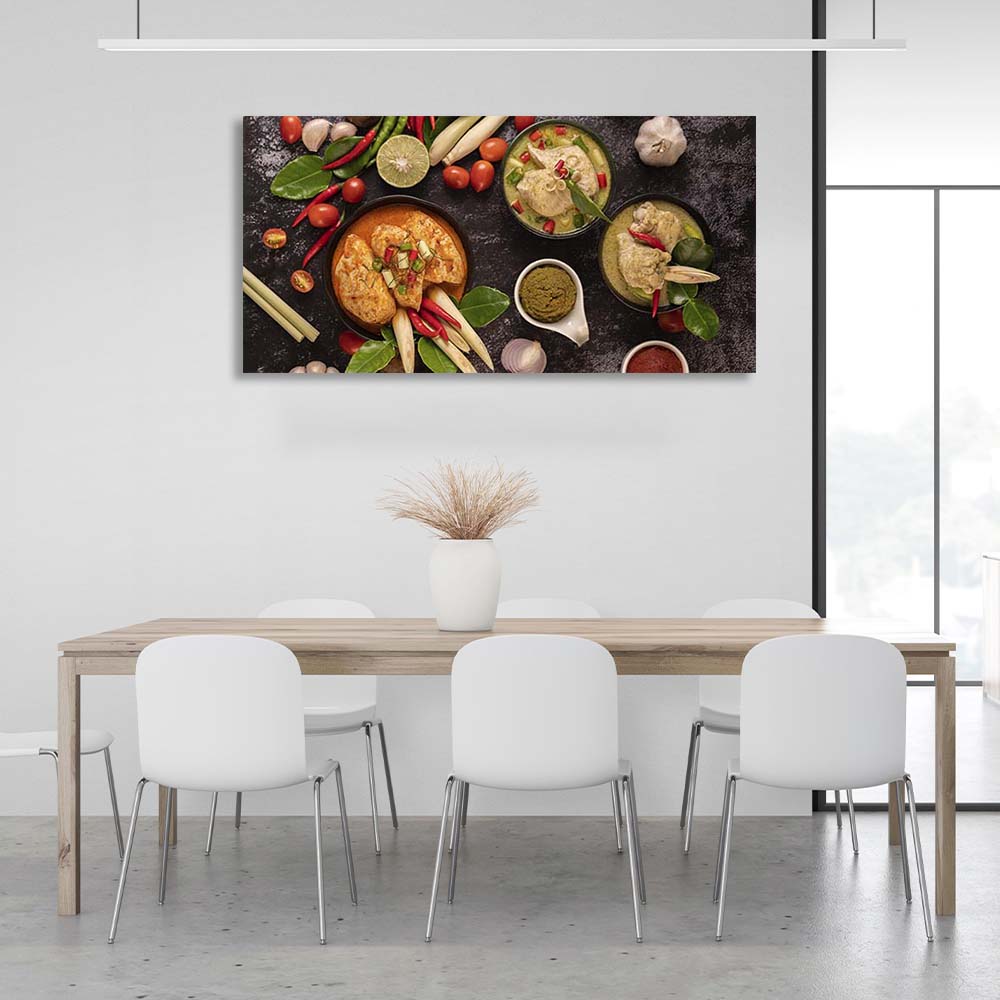 Canvas Wall Art Print For Kitchen Asian cuisine