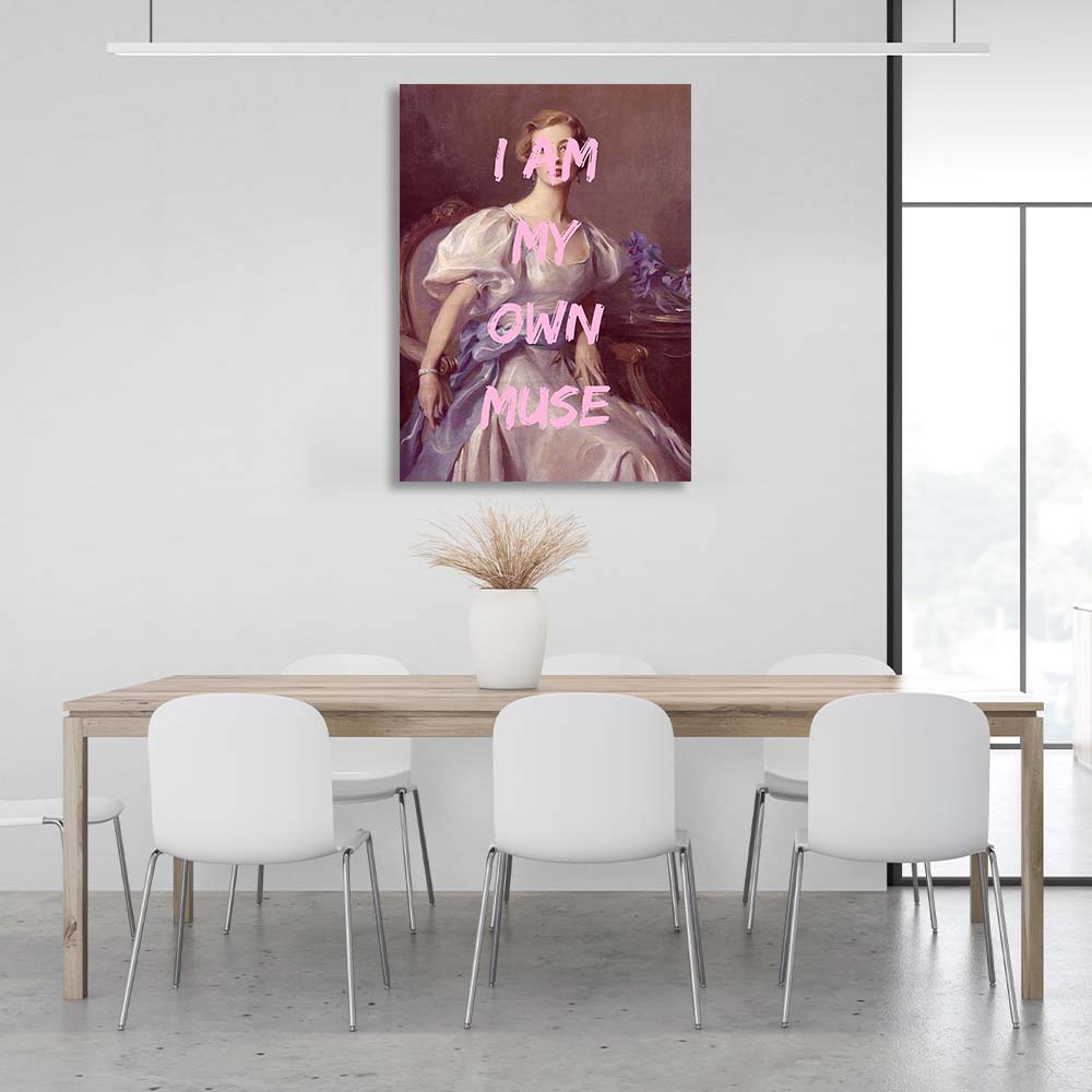 Canvas Wall Art Print Lady Grandi. I am my own muse