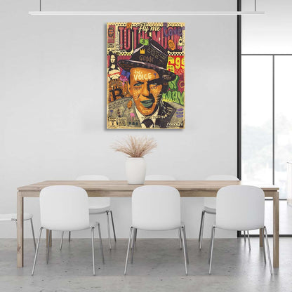 Pop Art Frank Sinatra Canvas Wall Art Print