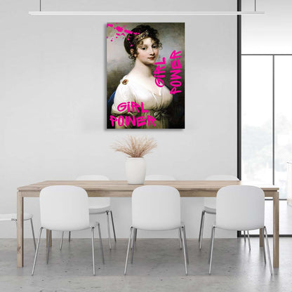 Canvas Wall Art Print Louise. Girl power