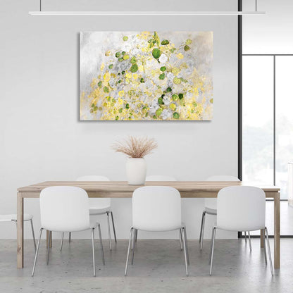 Canvas Wall Art Print Watercolor bouquet of wildflowers