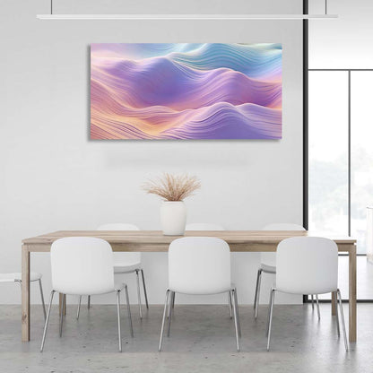 Abstraction Canvas Wall Art Print Lilac dunes