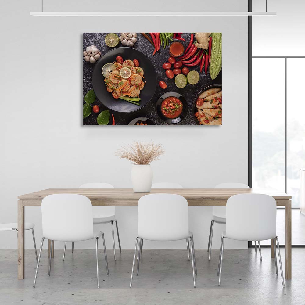 "Canvas Wall Art Print For Kitchen  Pork in Vietnamese tradition "