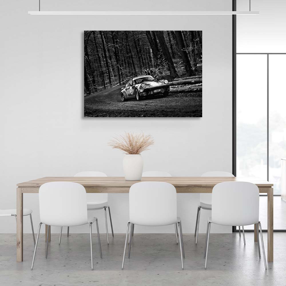 Canvas Wall Art Print Car Porsche 911 SC