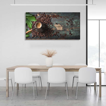 Canvas Wall Art Print For Kitchen Turkish Coffee