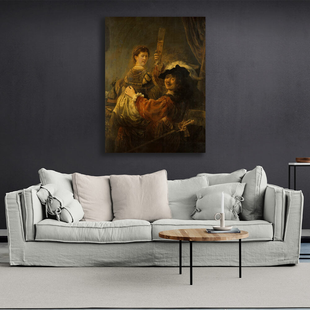 Reproduction The Prodigal Son in the Tavern Rembrandt Reproduction Canvas Wall Art Print