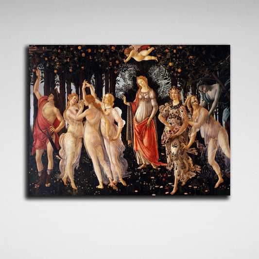 Reproduction Botticelli Spring Reproduction Canvas Wall Art Print