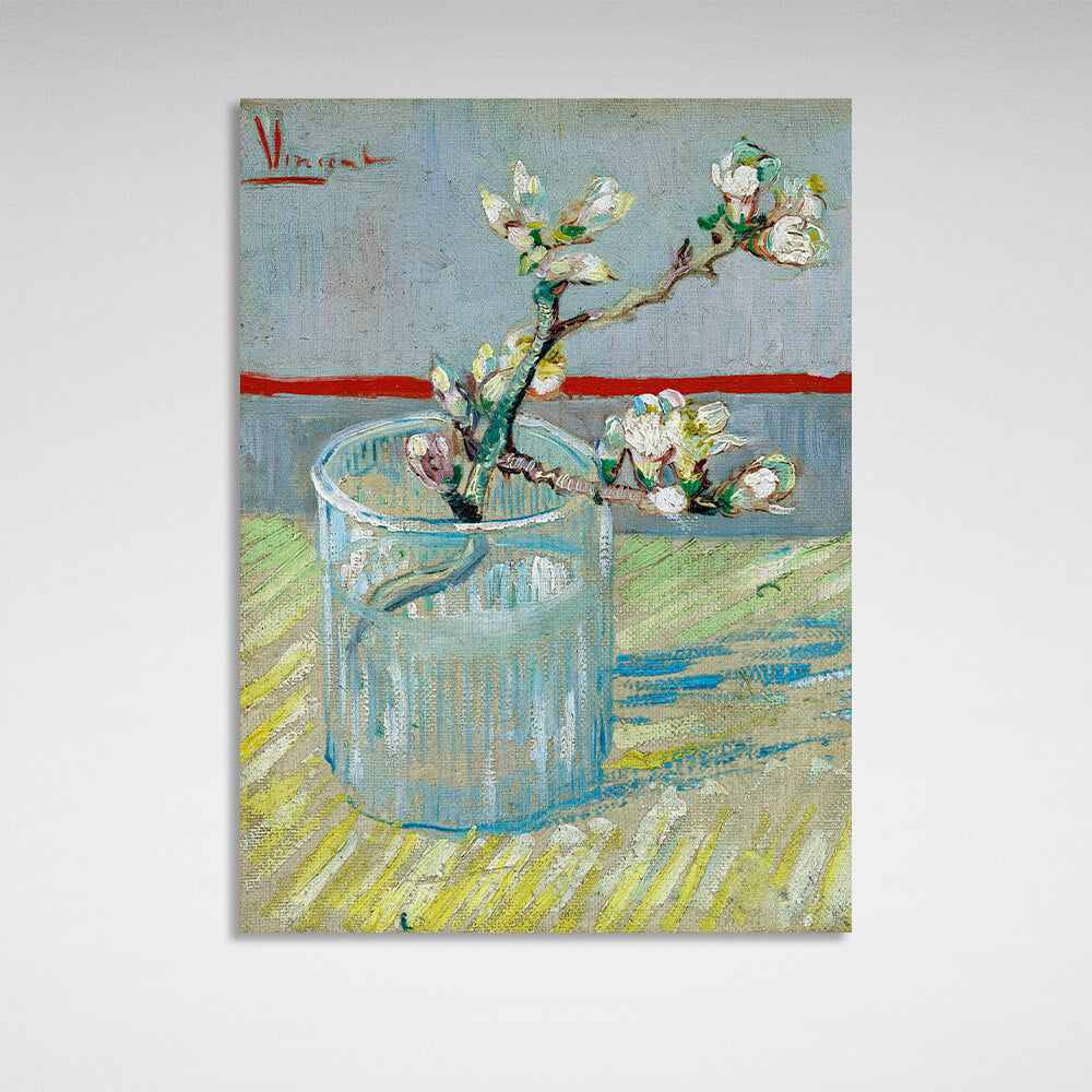 Reproduction Almond blossom branches Van Gogh Reproduction Canvas Wall Art Print