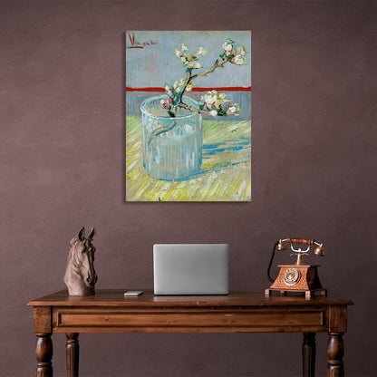 Reproduction Almond blossom branches Van Gogh Reproduction Canvas Wall Art Print