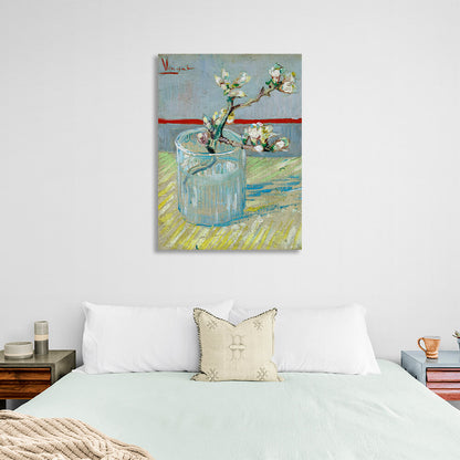 Reproduction Almond blossom branches Van Gogh Reproduction Canvas Wall Art Print