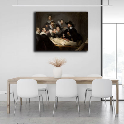 Reproduction Dr. Tulp's anatomy lesson Rembrandt Reproduction Canvas Wall Art Print