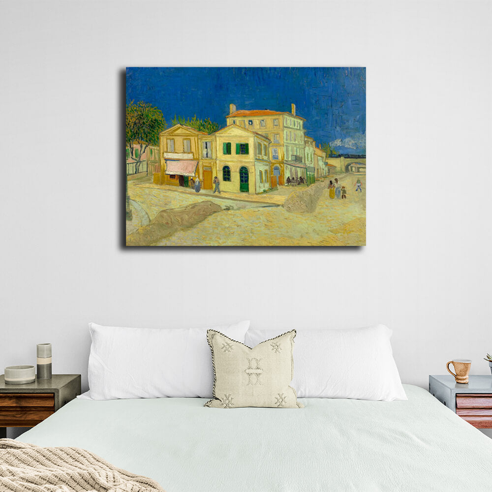 Reproduction Yellow House Reproduction Canvas Wall Art Print