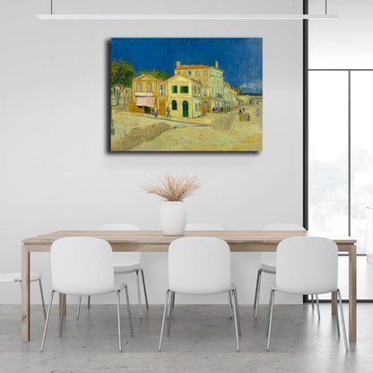 Reproduction Yellow House Reproduction Canvas Wall Art Print