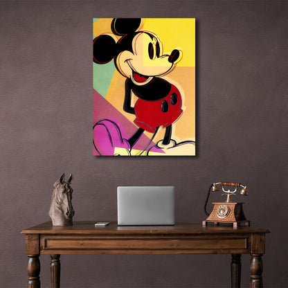 Reproduction Mickey Mouse Reproduction Canvas Wall Art Print