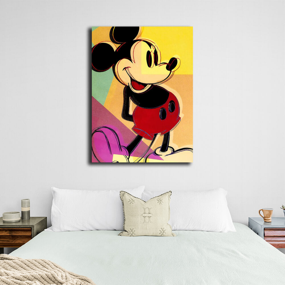 Reproduction Mickey Mouse Reproduction Canvas Wall Art Print