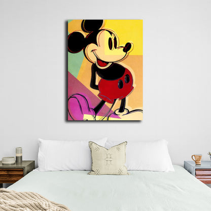 Reproduction Mickey Mouse Reproduction Canvas Wall Art Print