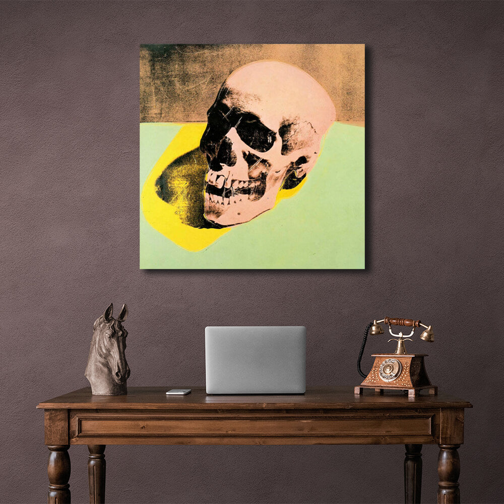 Reproduction The skull Reproduction Canvas Wall Art Print