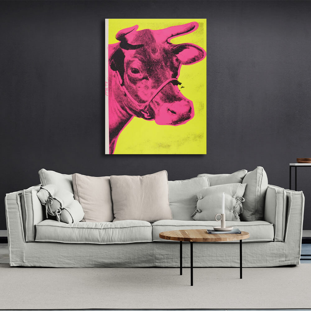 Reproduction Cow Reproduction Canvas Wall Art Print