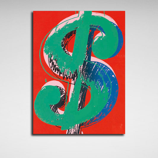 Reproduction Paper dollar Reproduction Canvas Wall Art Print