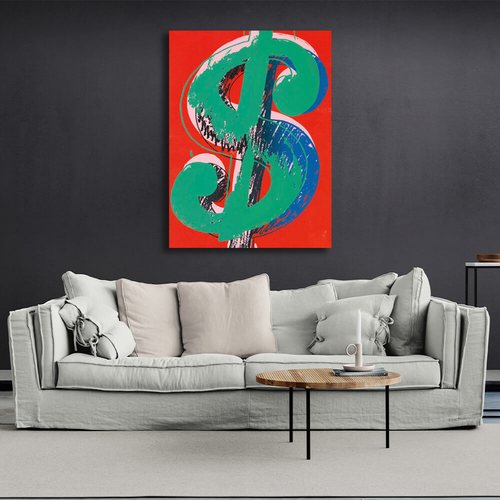 Reproduction Paper dollar Reproduction Canvas Wall Art Print