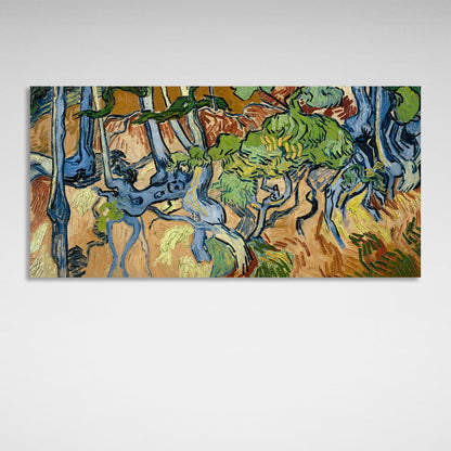 Reproduction Tree roots Reproduction Canvas Wall Art Print