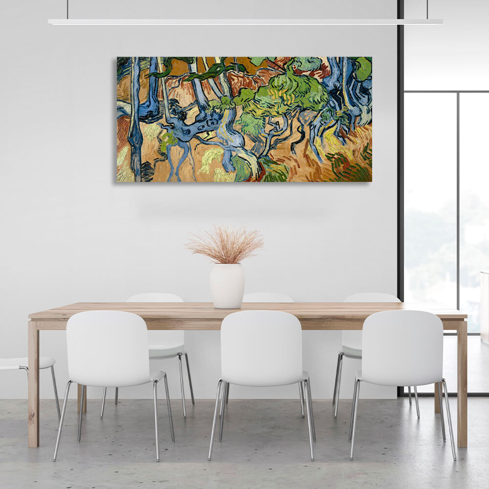 Reproduction Tree roots Reproduction Canvas Wall Art Print