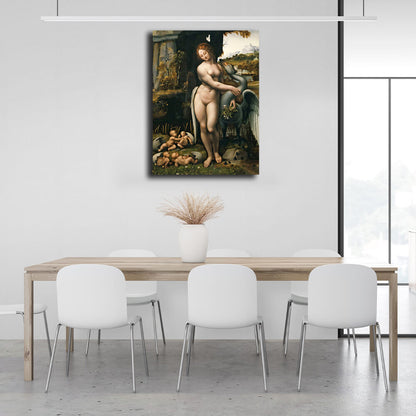 Reproduction Leda and the swan Reproduction Canvas Wall Art Print