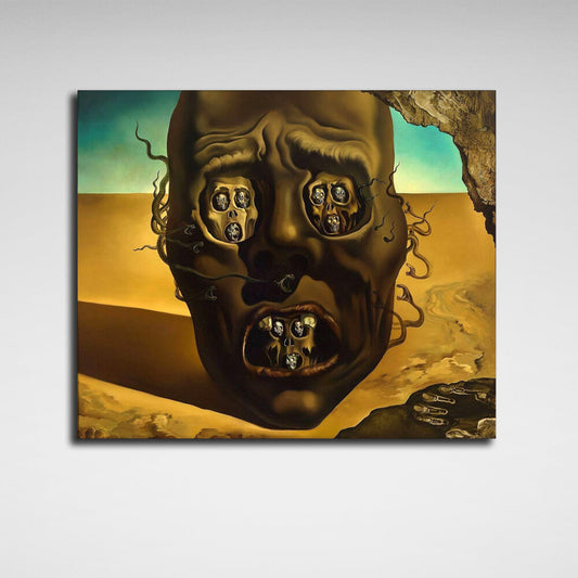 Reproduction The face of war Reproduction Canvas Wall Art Print