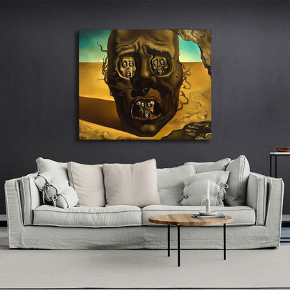 Reproduction The face of war Reproduction Canvas Wall Art Print