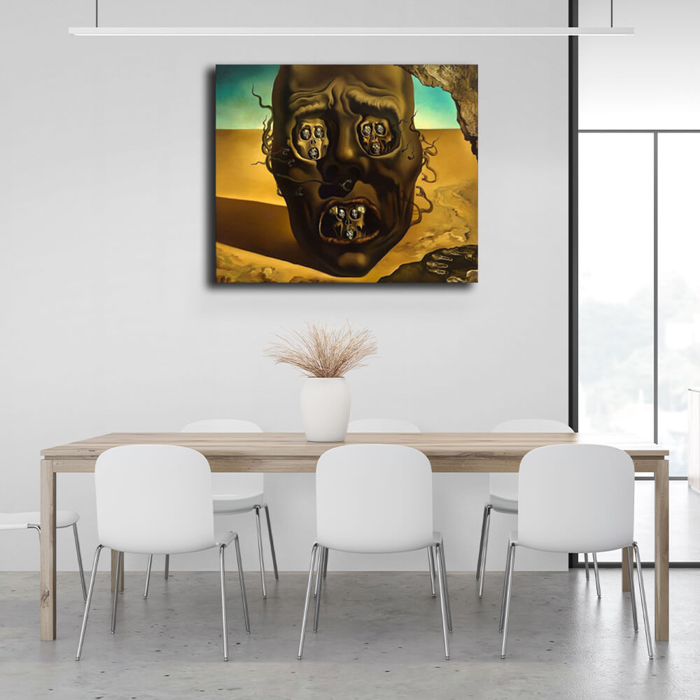 Reproduction The face of war Reproduction Canvas Wall Art Print