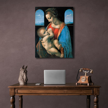 Reproduction Madonna Litta Reproduction Canvas Wall Art Print