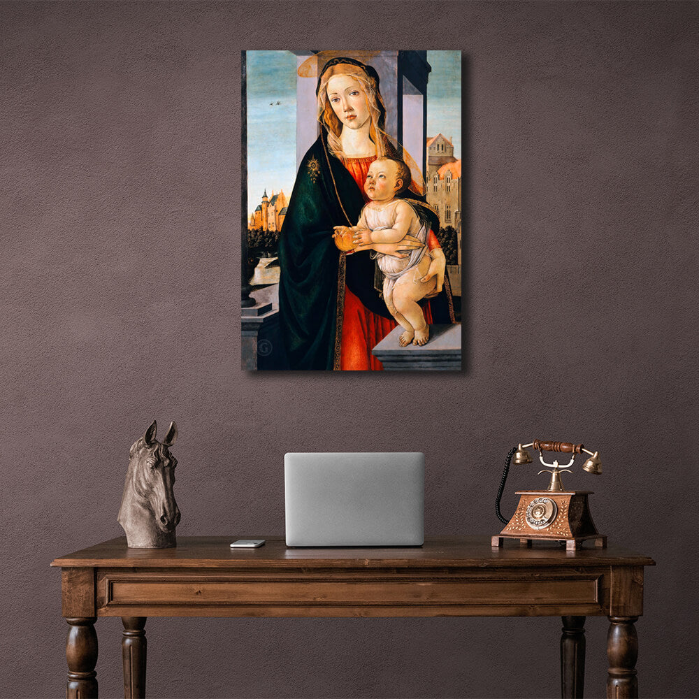 Reproduction Madonna and Child Reproduction Canvas Wall Art Print