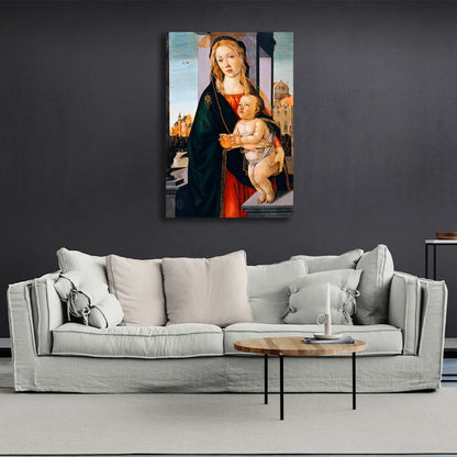 Reproduction Madonna and Child Reproduction Canvas Wall Art Print