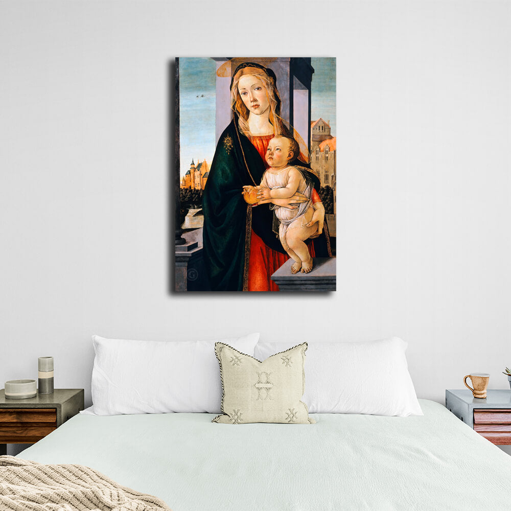 Reproduction Madonna and Child Reproduction Canvas Wall Art Print