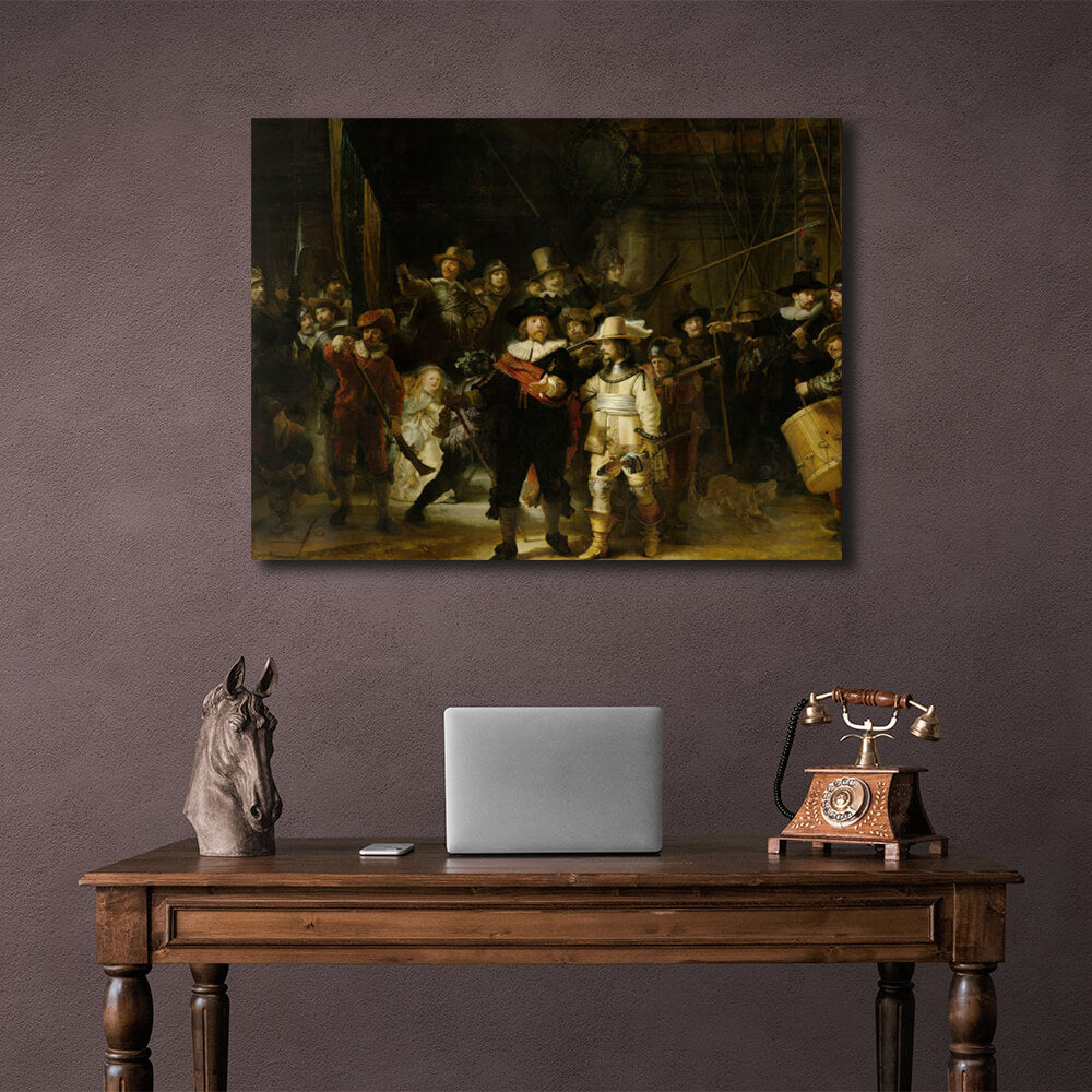 Reproduction Nightwatch Reproduction Canvas Wall Art Print