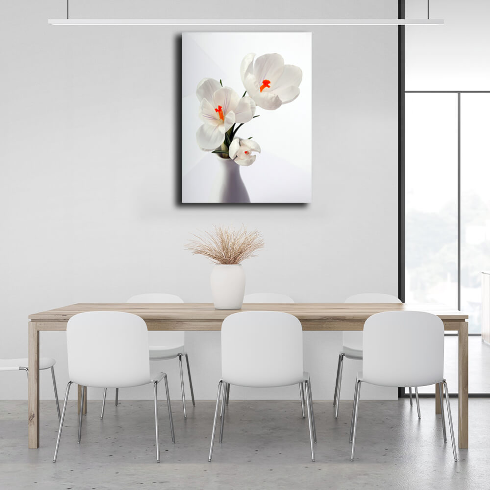 Interior Snowdrops Canvas Wall Art Print