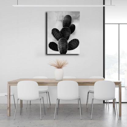 Interior Shaded cactus Canvas Wall Art Print