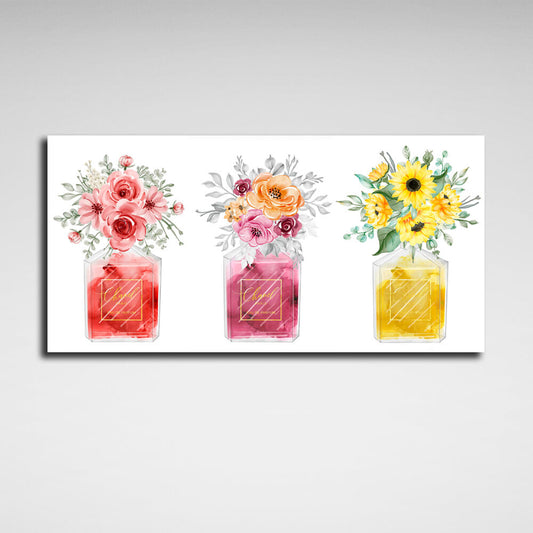 Interior French perfume Canvas Wall Art Print