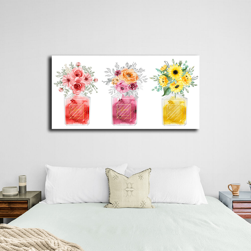 Interior French perfume Canvas Wall Art Print