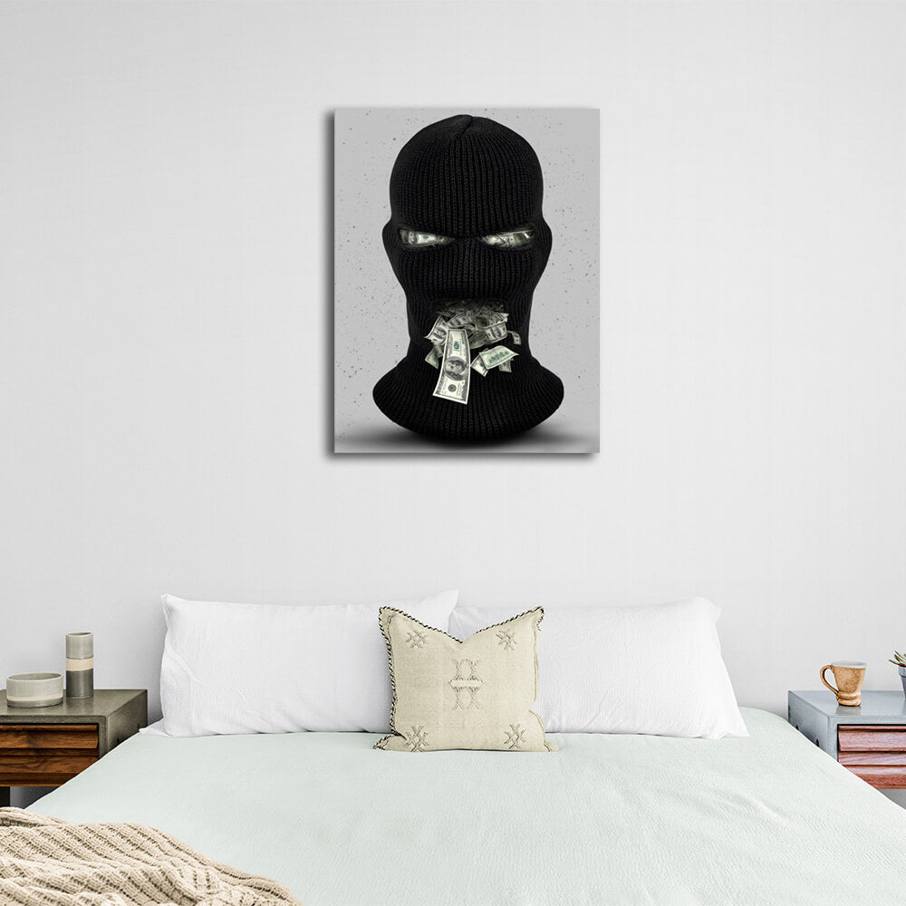 Money Gang Motivational Canvas Wall Art Print